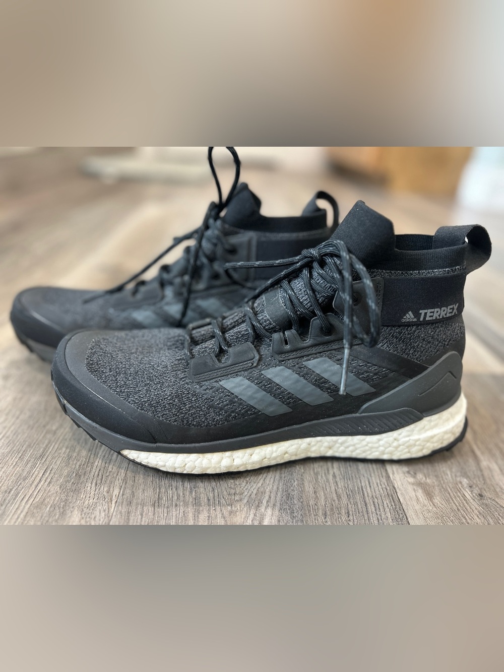 adidas TERREX FREE HIKER Hiking Shoes | Black | Men's 10.5 - Picture 5 of 13